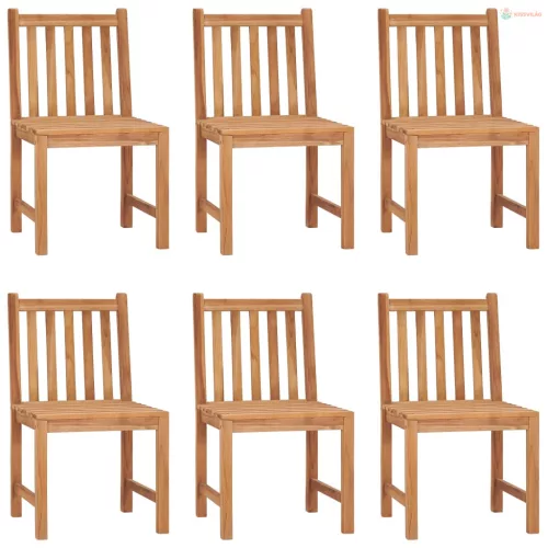 7 részes tömör tíkfa kerti étkezőgarnitúra 160 x 80 cm