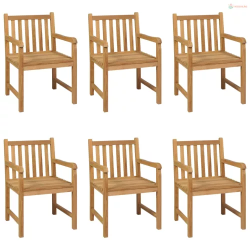 7 részes tömör tíkfa kerti étkezőgarnitúra 180 x 90 cm