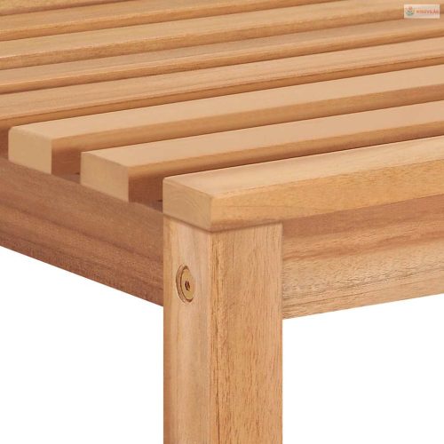 7 részes tömör tíkfa kerti étkezőgarnitúra