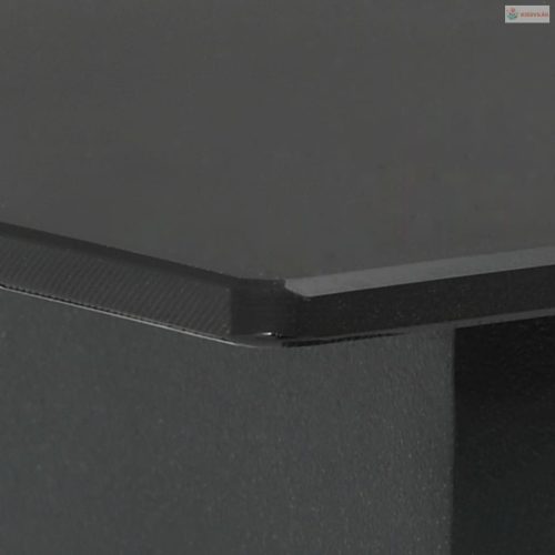 3 részes fekete kerti étkezőgarnitúra