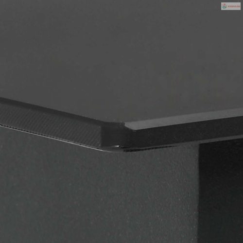 3 részes fekete-barna kerti étkezőgarnitúra