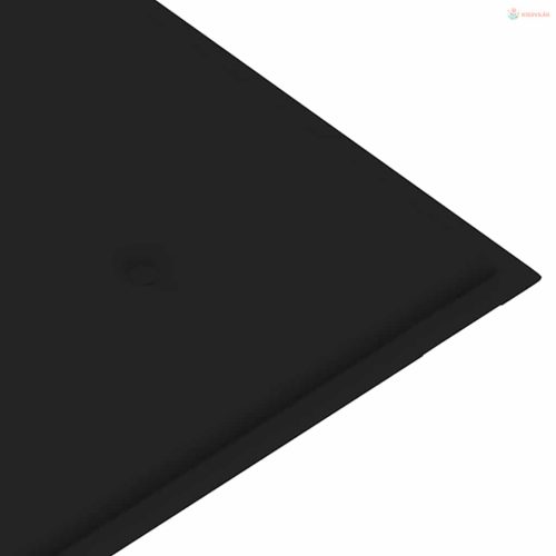 2 személyes tömör eukaliptuszfa kerti pad párnával 120 cm