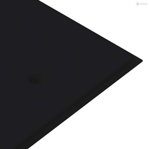 3 személyes tömör eukaliptuszfa kerti pad párnával 150 cm