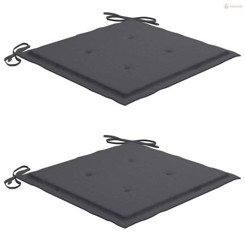 3 részes összecsukható tömör tíkfa étkezőgarnitúra párnákkal