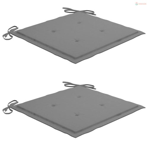 3 részes összecsukható tömör tíkfa étkezőgarnitúra párnákkal