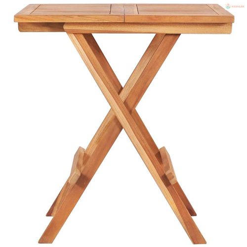 3 részes tömör tíkfa bisztrószett krémszínű párnákkal