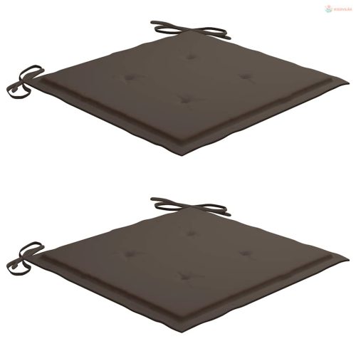 3 részes tömör tíkfa bisztrószett tópszínű párnákkal