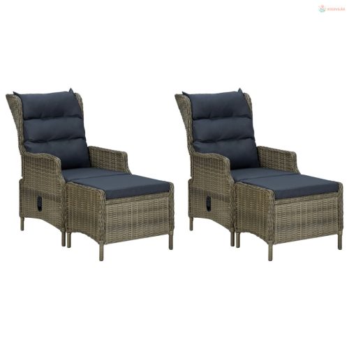 7 részes barna kerti étkezőgarnitúra