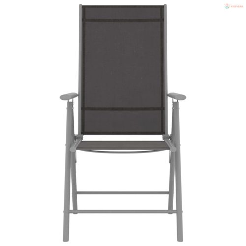 3 részes ezüstszínű alumínium és textilén bisztrószett