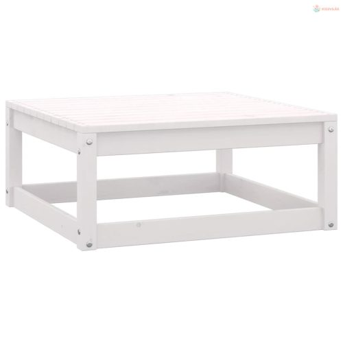 4 részes fehér tömör fenyőfa kerti ülőgarnitúra