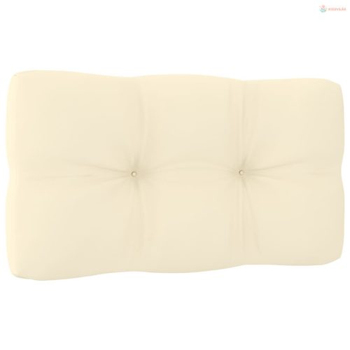 3 részes tömör fenyőfa kerti ülőgarnitúra párnával