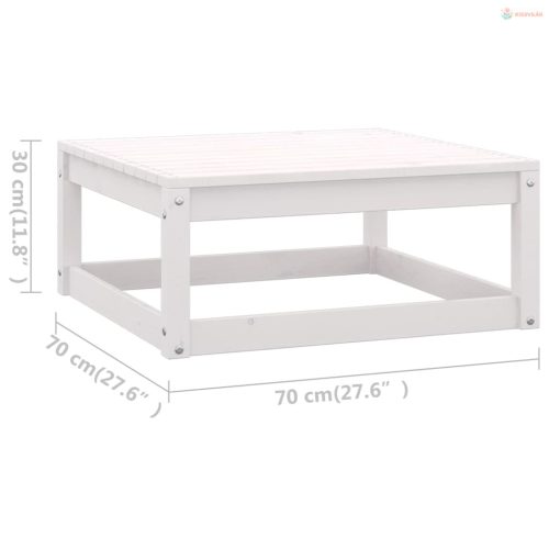 4 részes tömör fenyőfa kerti ülőgarnitúra párnákkal