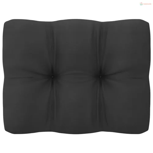 4 részes tömör fenyőfa kerti ülőgarnitúra párnákkal