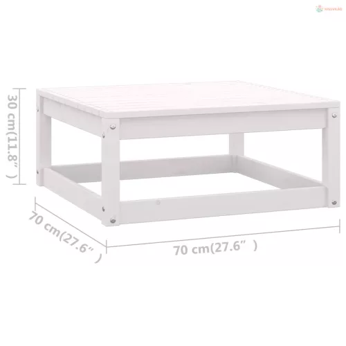 4 részes tömör fenyőfa kerti ülőgarnitúra párnákkal