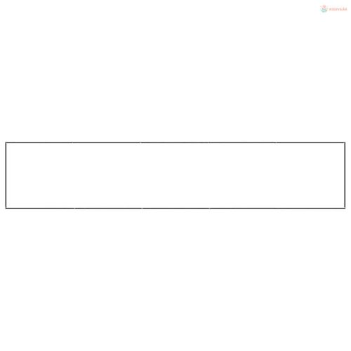 Fekete acél kutyakennel 5 m²