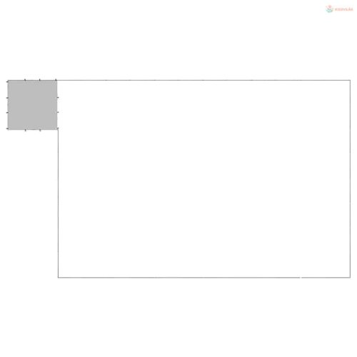 Fekete acél kutyakennel 30,25 m²