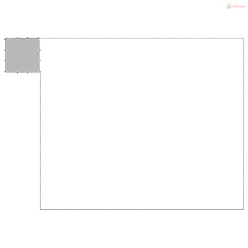 Fekete acél kutyakennel 37,51 m²