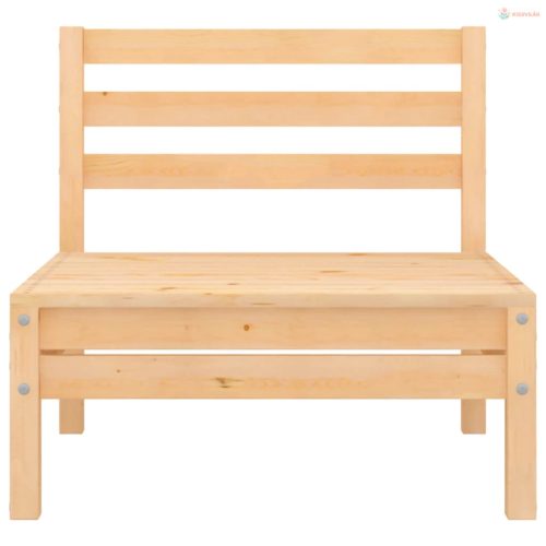 4 részes tömör fenyőfa kerti bútorgarnitúra