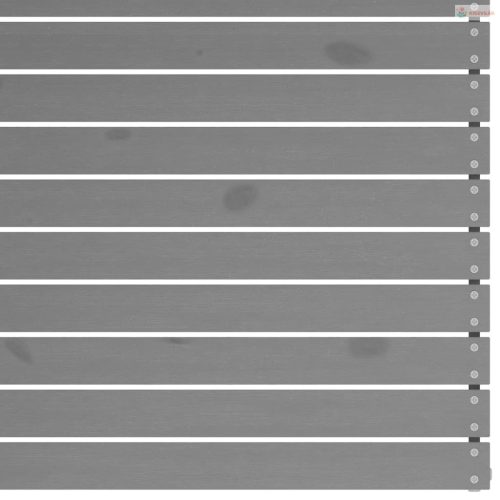 3 részes szürke tömör fenyőfa kerti ülőgarnitúra