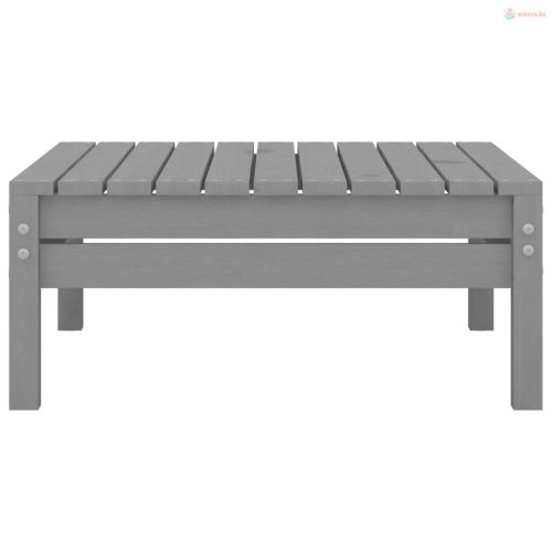 4 részes szürke tömör fenyőfa kerti ülőgarnitúra