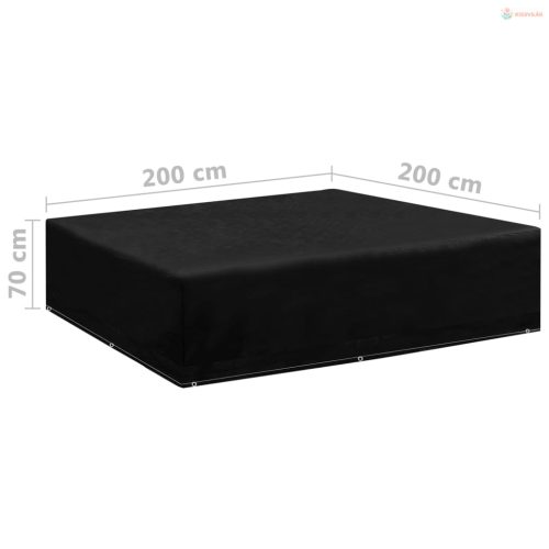 2 db kerti bútor huzat 8 fűzőlyukkal 200 x 200 x 70 cm