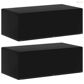   2 db kerti bútor huzat gázgrillhez 6 fűzőlyukkal 170x90x60 cm