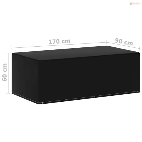 2 db kerti bútor huzat gázgrillhez 6 fűzőlyukkal 170x90x60 cm