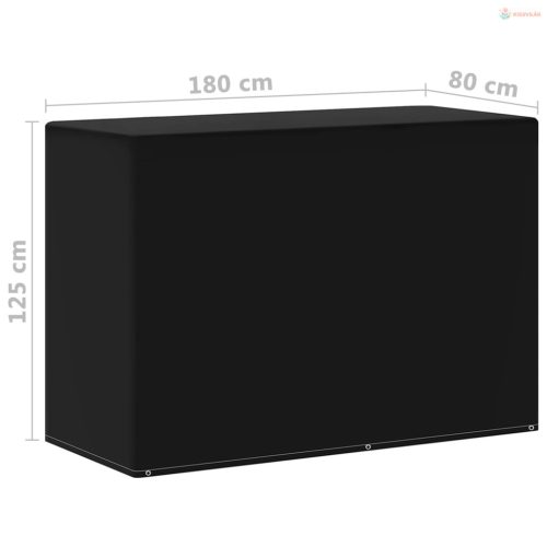 2 db kerti bútor huzat gázgrillhez 6 fűzőlyukkal 180x80x125 cm