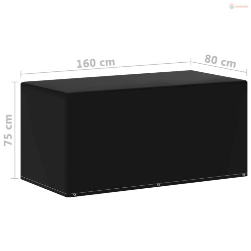 2 db kertibútor-takaró 6 fűzőlyukkal 160 x 80 x 75 cm