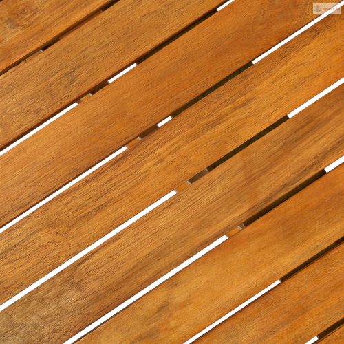 13 részes tömör akácfa kerti étkezőgarnitúra 280x90x75 cm