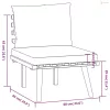 4 részes tömör akácfa kerti ülőgarnitúra párnákkal