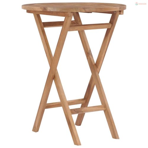 3 részes tömör tíkfa kerti étkezőgarnitúra