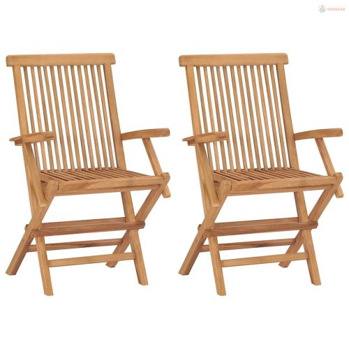 3 részes tömör tíkfa kerti étkezőgarnitúra