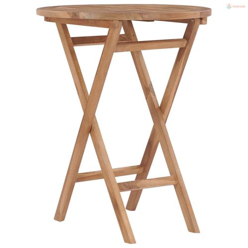 3 részes tömör tíkfa kerti étkezőgarnitúra