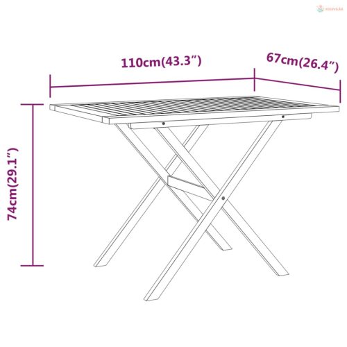 3 részes bézs kerti étkezőgarnitúra párnákkal