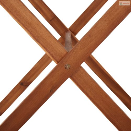 3 részes szürke kerti étkezőgarnitúra párnákkal