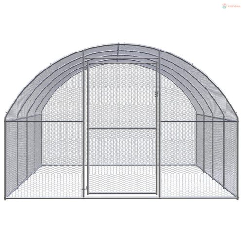 Kültéri horganyzott acél tyúkól 3 x 4 x 2 m