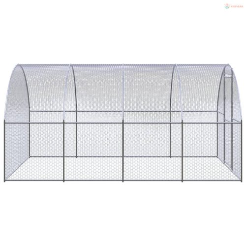 Kültéri horganyzott acél tyúkól 3 x 4 x 2 m
