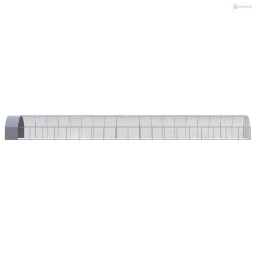 Kültéri horganyzott acél tyúkól 3 x 20 x 2 m