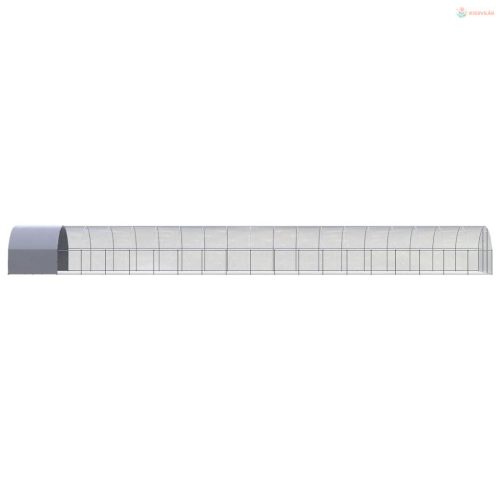 Kültéri horganyzott acél tyúkól 3 x 20 x 2 m