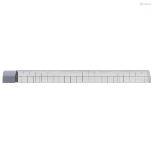 Kültéri horganyzott acél tyúkól 3 x 24 x 2 m