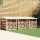 3 db impregnált fenyőfa pergola tetővel 100 x 90 x 100 cm