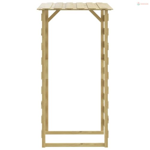 6 db impregnált fenyőfa pergola tetővel 100 x 90 x 200 cm