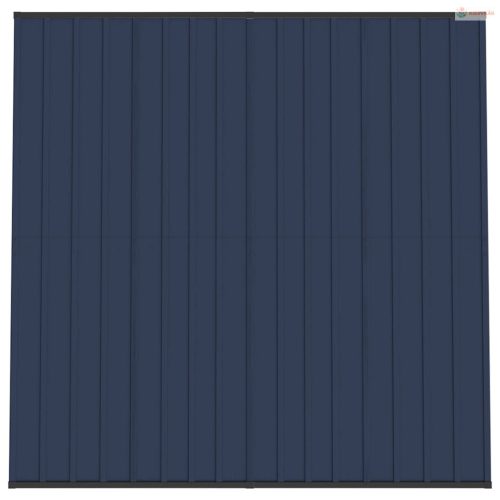 Acél kültéri kutyakennel tetővel 3,69 m²