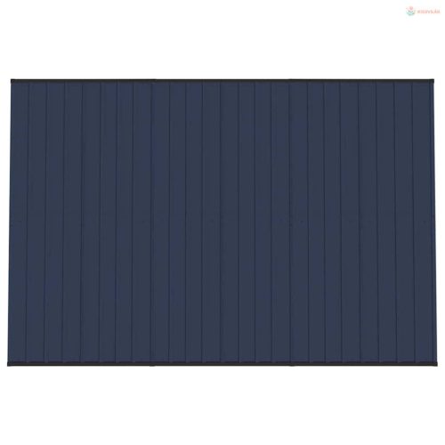 Acél kültéri kutyakennel tetővel 5,53 m²