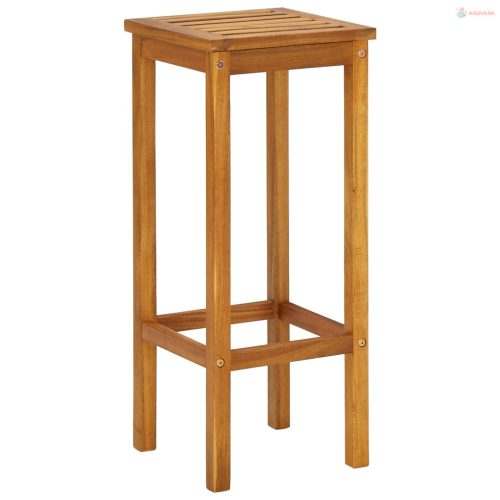 3 részes tömör akácfa erkély bárgarnitúra