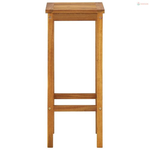 3 részes tömör akácfa erkély bárgarnitúra