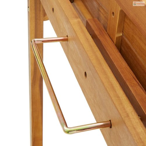 3 részes tömör akácfa erkély bárgarnitúra