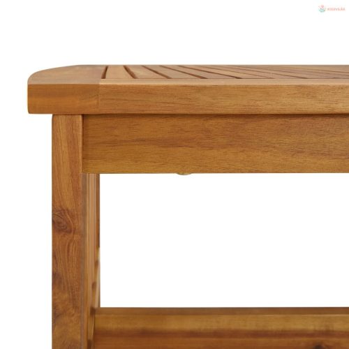 2 részes tömör akácfa kerti társalgószett