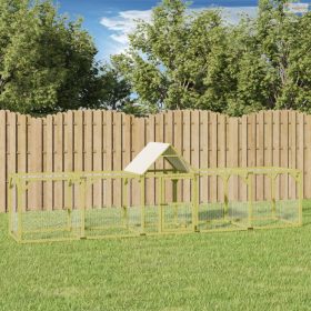 Impregnált tömör fenyőfa tyúkól 500 x 100 x 150 cm